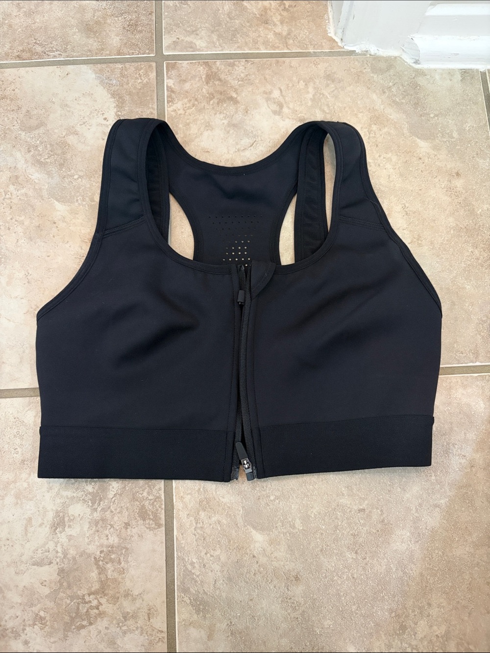 Fabletics Front Zip High Impact Sports Bra